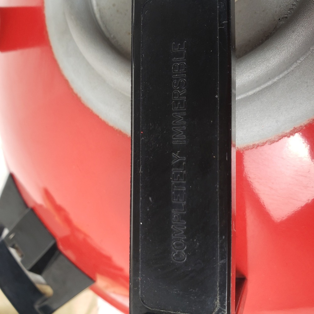 West Bend Electric Wok Red Vintage 1000W Model 5109 with Lid and Base Stand Nice - Picture 6 of 9